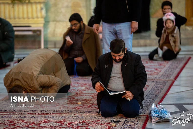 (تصاویر) شب آرزو‌ها در حرم حضرت فاطمه معصومه(س)